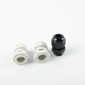 Wire and cable waterproof joint gland PG16 straight quick connect connector plastic rotary sealed gland lock head