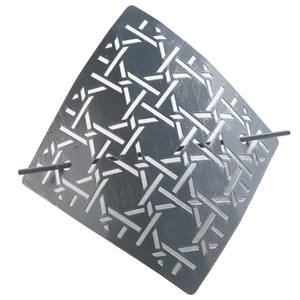 Attache-rideau en métal patiné 16,5x16,5 cm BOBIX Gris/Argent - Product Image 1