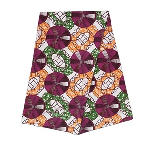 Chất Lượng Cao Đồng Bằng Dệt May In Thuận Tiện Trọng Lượng Trung Bình 100% Polyester Phi Ankara Sáp Vải - Product Image 1