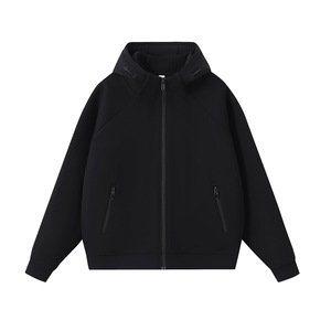 Sudadera con capucha de cuello alto y cremallera completa, personalizada, de 400 GSM, para hombre y mujer, unisex, color liso, venta al por mayor en la UE y EE. UU., gran oferta 2026 - Product Image 3
