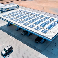 Système de montage de carport solaire galvanisé à chaud, vente en gros directe d'usine