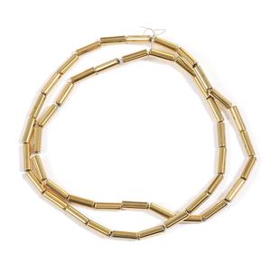 Golden <strong>Black</strong> Real Gold Hematite Semi-finished Beaded Accessory Pendant Natural Stone <strong>Round</strong> Gemstone <strong>Beads</strong> for Earrings - Product Image 5