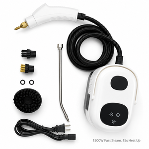 Limpiador a Vapor OEM ODM de 1500W, 3BAR de Alta Presión, Tanque de 1000ml, Calentamiento Rápido en 15s, Máquina de Limpieza Portátil para Hogar, Auto y Cocina - Product Image 2