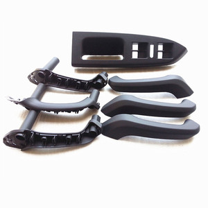 Juego de 7 piezas de manijas de puerta de coche VW negras, cubiertas de palanca de apoyo de puerta interior para Touran, repuesto de plástico de ingeniería para reparación - Product Image 2