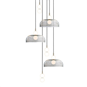 Luminaire suspendu moderne et minimaliste pour salle à manger, abat-jour en verre de luxe, luminaire pour chambre à coucher, comptoir de bar, luminaires suspendus - Product Image 4