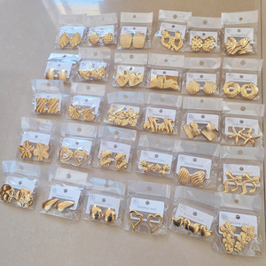 Orecchini in Metallo alla Moda, Placcati in <span class=keywords><strong>Oro</strong></span>, Gioielli di Lusso Resistenti allo Sbiadimento per Donne - Product Image 2