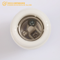 Venta al por mayor de fábrica Base de bombilla impermeable E17 Bombilla de zócalo de cerámica Porcelana 3D Base de lámpara de luz Led Focos de madera Lámpara Led