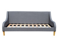 Muebles para el hogar, diseño moderno, sofá cama de 3 plazas, tejido de terciopelo, cama de día de estilo más grande