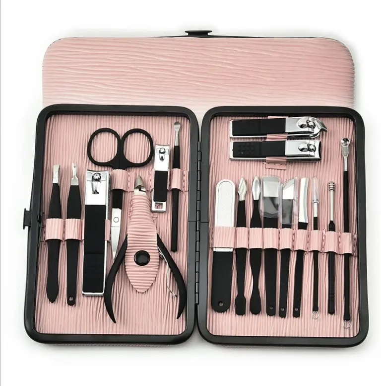 private label clipper Quality nail sets beauty table and chair made in China set manicure pedicure