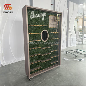 Le celebrazioni per eventi di nuovo arrivo lisce uso su due lati acrilico PVC dal vivo incantevole muro di Champagne - Product Image 6