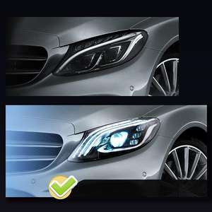 Conjunto de Faros LED de 12V de Alta Calidad 6000K para Mercedes-Benz Clase C W205 (Modelos 2015-2020) |   Actualización de Estilo OE con DRL - Product Image 3