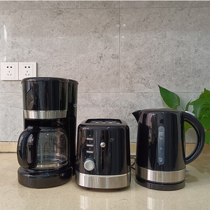 Offre Spéciale : Ensemble Petit-Déjeuner pour Appareils de Cuisine de Comptoir – <span class=keywords><strong>Bouilloire</strong></span> 1,7 L, <span class=keywords><strong>Grille</strong></span>-<span class=keywords><strong>Pain</strong></span> 2 Tranches, Cafetière à Filtre avec Décor en Acier Inoxydable - Product Image 5