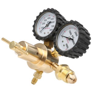 ตัวปรับแรงดันไนโตรเจนทองเหลืองราคาดี พร้อมเกจวัดคู่ 800 PSI ช่องต่อ CGA580 ตัวลดแรงดันแก๊สประสิทธิภาพสูง YN_Z ทองเหลือง Ni - Product Image 3