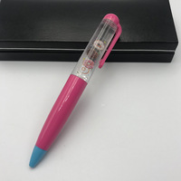 Fournisseur d'Usine Stylo à Bille Liquide Flottant Twist Abs Eco Plastique Kawaii Gel Stylo Stylo à Bille Vente en Gros Stylo à Bille