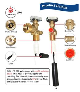 <span class=keywords><strong>Valvola</strong></span> <span class=keywords><strong>di</strong></span> <span class=keywords><strong>Sicurezza</strong></span> in Ottone SiAN per Bombole <span class=keywords><strong>di</strong></span> Gas <span class=keywords><strong>GPL</strong></span> con Manopola, Prezzo Competitivo - Product Image 5