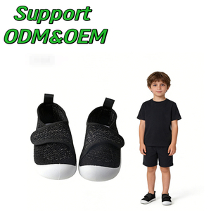 Chaussures d'intérieur antidérapantes à semelle souple en maille tricotée pour bébés et tout-petits, personnalisables en gros, pour nouveau-nés garçons et filles - Product Image 1