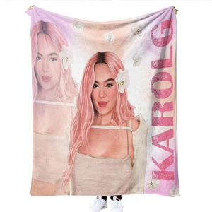 Arol-Manta de franela personalizada para sofá de oficina, cobertor de diseño a la moda - Product Image 3