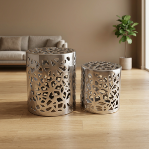 Aluminum <b>Stool</b> Set of <b>2</b> pcs - Product Image 2