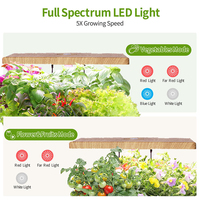 Pot de fleurs minimaliste d'intérieur à arrosage automatique avec lumière LED, jardinière en fibre de verre pour légumes, plante artificielle pour utilisation au sol