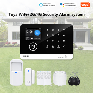 Bán Hot Home Hệ thống an ninh xách tay ABS chất liệu điều khiển di động với bảo vệ an toàn Wifi + 4 gam <span class=keywords><strong>GSM</strong></span> nhà báo động - Product Image 2