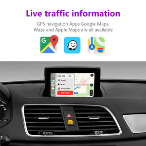 สำหรับออดี้ A1 Q3-2011หุ่นยนต์อินเตอร์เฟสอัตโนมัติถอดรหัสไร้สาย Apple CarPlay มัลติมีเดีย AirPlay Mirror Link <span class=keywords><strong>Youtube</strong></span> - Product Image 2