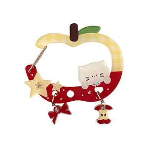 Custom Anime Acrylic Keychain Carabiner UV Printing Mountain Buckle Cartoon Style Plastic