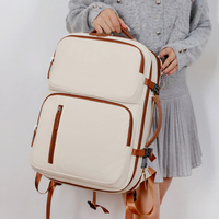 Tas Ransel Bisnis Custom Logo Grosir, Kapasitas Besar, Tahan Air, untuk Laptop dan Perjalanan