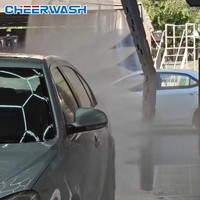 Machine de lavage de voitures automatique sans contact Cheerwash, facile à entretenir et pratique, adaptée aux entreprises de location de voitures.
