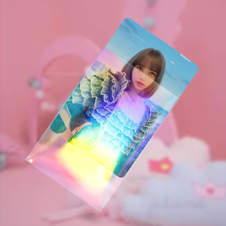 New Release HOLOGRAPHIC DEFENDER 2-Sided Rainbow Effects Hologram KPOP Photo Card Sleeves 58x89mm PP Material Heat Seal Handle| Alibaba.com New Release HOLOGRAPHIC DEFENDER 2-Sided Rainbow Effects Hologram KPOP Photo Card Sleeves 58x89mm PP Material Heat Seal Handle| Alibaba.com