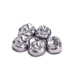 <span class=keywords><strong>Prix</strong></span> de gros Couronnes molaires primaires <span class=keywords><strong>Couronne</strong></span> de restauration dentaire en acier inoxydable pour enfants - Product Image 1