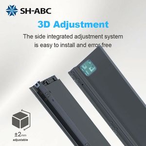 Glissière de tiroir robuste pour tiroir coulissant fin, glissière de tiroir de cuisine - Product Image 5