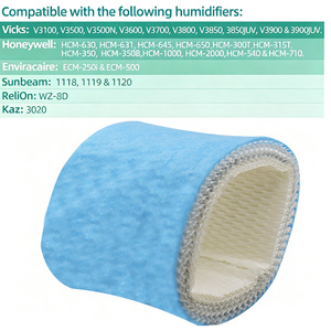 Filtro de humidificador WF2 para humidificadores Kaz Vicks V3100 V3500 V3700 V3800 V3900 serie 3020, y vaporizadores de vapor frío Protec PWF2 VEV400 - Product Image 2