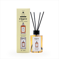 Diffuseur de parfum floral sans flamme, diffuseur d'arômes aux fruits avec bâtonnets, huile essentielle pour chambre et salon
