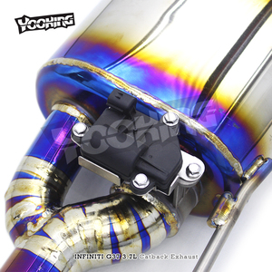 Échappement Catback OEM Valvetronic pour Infiniti G37 3.7L 2010-2021 Système d'échappement en titane avec clé de télécommande - Product Image 4