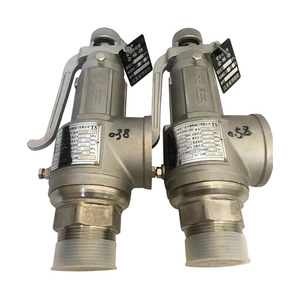 Válvula de seguridad de acero inoxidable Taizhou Guangyi A28W-16P, válvula de alivio de presión ajustable roscada para caldera de vapor y tanque de gas - Product Image 1
