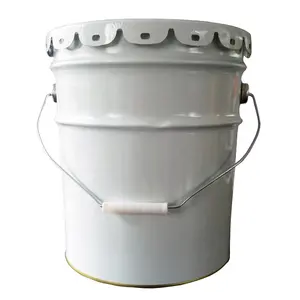 Open Head Paint Bucket 10 Liters Of Barrels Chemical Use Metal Drum