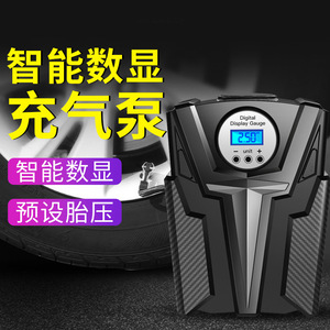 เครื่องสูบลมยาง 22 กระบอกสูบ 35 ลิตร พร้อมจอ LCD แสดงผล ปิดอัตโนมัติ 12V สีดำ กระบอกสูบเดี่ยว - Product Image 3