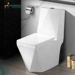 Inodoro de Cerámica Cuadrado de Una Pieza FANNISI Chaozhou con <span class=keywords><strong>Certificado</strong></span> CE - Product Image 2