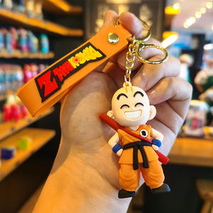 Nouveau porte-clés en silicone 3D Dragon Goku style dessin animé - Product Image 5