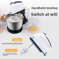 Mixeur de cuisine électrique 7 vitesses 100W, batteur à main pour œufs et crème, idéal pour la pâtisserie et la confection de gâteaux