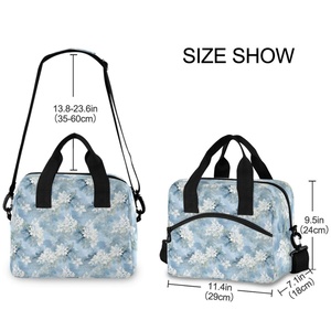 Fashionable 19-Pack Insulated Lunch Cooler Bag Custom Aloha Palaka Polyester Food Storage Thermal Stylish Cooler Lunch Bag - Product Image 3