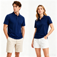 Camiseta Polo de 200 g/m² para Hombre, Personalizada, de Algodón y Poliéster, Tejido Piqué, Manga Corta, Informal, para Golf, Venta al Por Mayor, Ropa OEM