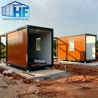 Maison modulaire conteneurisée de taille standard, entièrement meublée, de haute qualité, isolée, pour bureau de chantier, prix d'exportation en gros
