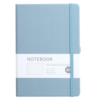 Cuaderno A5 con Tapa Dura de Cuero PU, Grabable con Láser, con Encuadernación Cosida con Hilo, para Oficina, Escuela, Negocios y Otros Usos