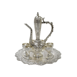 Ensemble de tasses et plateau décoratifs musulmans pour boire, style Ramadan, avec motif Zemzem - Product Image 5