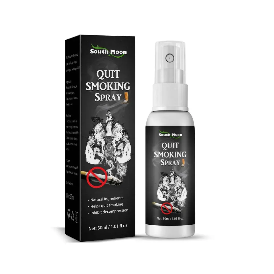 Sigarayı bırakmak sprey doğal madde taze nefes kontrolü-erkekler için sigara bırakma sprey ağız durdurma duman akciğer temizlemek sprey