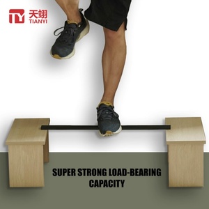 Support de penderie en alliage d'aluminium TIANYI pour tube carré, fixation murale non-détachable pour tringle de penderie - Product Image 6