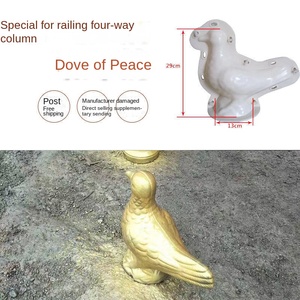 Moule pour boule de fleurs, colonne romaine européenne, lampe en lotus, modèle de construction, produits en ciment Feng Shui, fabricants en gros - Product Image 3