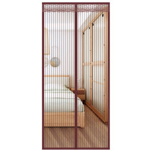 Venta al por mayor de <span class=keywords><strong>cortinas</strong></span> <span class=keywords><strong>antimosquitos</strong></span> de verano manos libres de cierre automático magnético mosquitera puerta cortina de red - Product Image 1