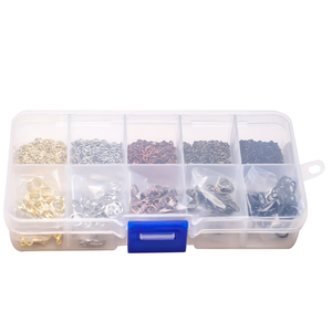 Zhubi 275 pièces chaînes en alliage de Zinc anneaux de saut fermoirs homard or <span class=keywords><strong>argent</strong></span> Bronze résultats de bijoux breloques en métal <span class=keywords><strong>pour</strong></span> la fabrication de bijoux - Product Image 5